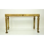 A Georgian period Irish giltwood Side Table,