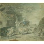 In the Manner of Thomas Gainsborough (1727-1788) Watercolour,