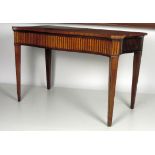 An attractive George III period Serving Table, with serpentine shaped sides and front,