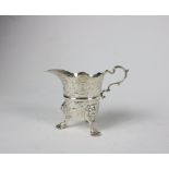 A good quality 18th Century Irish silver Milk Jug, c.