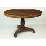 A 19th Century Irish mahogany circular Table,