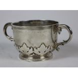 A two handled Sugar Bowl, in the 17th Century Porringer style, London c. 1901, approx.