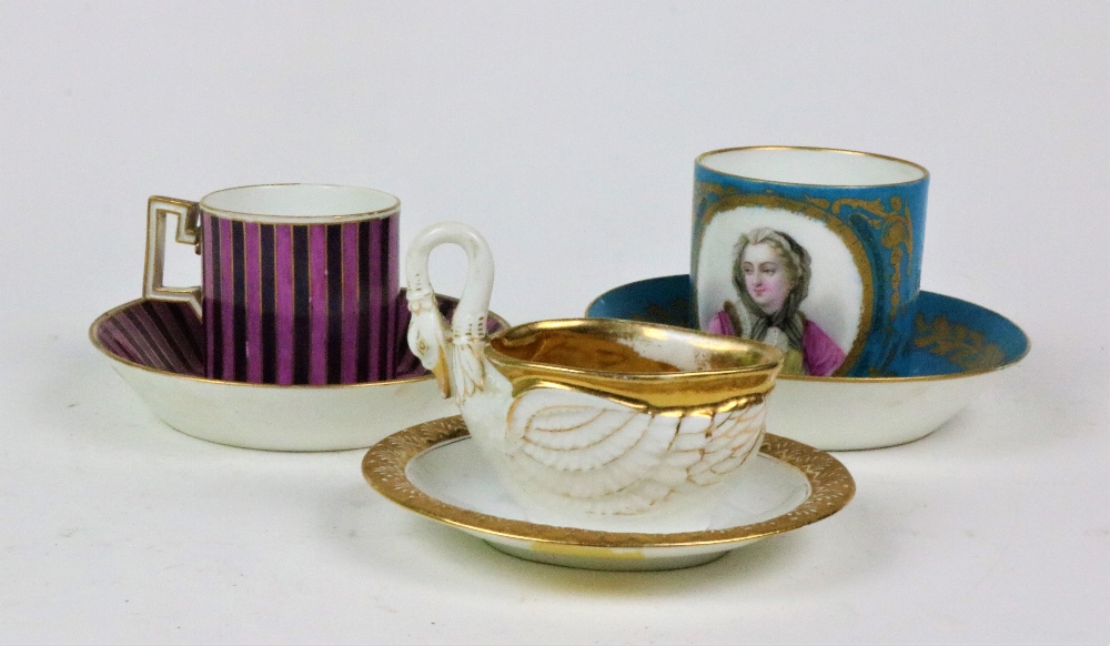 A rare Meissen "Marcolini Period" Cup and Saucer, c.