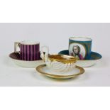 A rare Meissen "Marcolini Period" Cup and Saucer, c.
