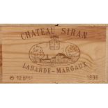 Labard-Margaux: - Chateau Siran, Vintage 1998 Case, 12 Bottles, unopened, v. good.