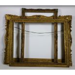 A fine large carved giltwood Picture Frame, 19th Century,