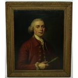 18th Century Irish School "Portrait of a Gentleman,