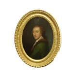 John Hoppner (1758 - 1810) A fine oval, "Portrait of Thomas Dawson Esq.