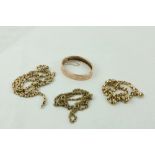 An attractive 9ct gold Ladies link Chain, approx.