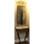 A fine quality Irish Georgian period giltwood Console Mirror,