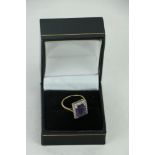 An 18ct gold and platinum Ladies Ring,