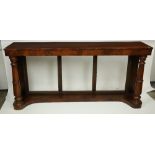 A fine quality Regency period Irish mahogany Side Table,