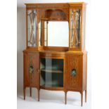 An extremely attractive Edwardian satinwood Cabinet,