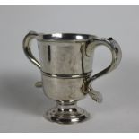 A late George II silver two handled Cup, by John Langlands, Newcastle 1759,