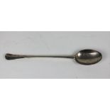 A rare Irish George II Hanoverian pattern large Basting Spoon, Dublin 1751,