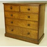 An unusual and rare set of three 19th Century fine quality oak Chests,