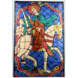 An attractive and colourful enamel Plaque,