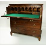 A very fine quality early 19th Century mahogany Secretaire Chest, by Gillows, Lancaster,