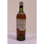 Comtesse Durieu de Lacarelle - Chateau Filhot, Vintage 1937, 1 Bottle, label good, seal in tact.