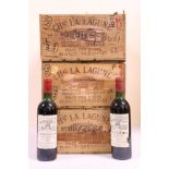 Bordeaux Red 1983 Ch. La Lagune, three cases.