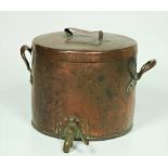 A good heavy Georgian copper Hot-Water Pot,