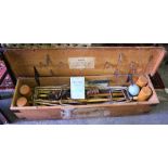 A good complete cased Game Set for Croquet, with mallets, balls, etc.