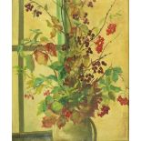 Ethel Mary Willis "November" - Still Life with flowers, berries etc., O.O.C.