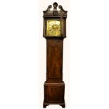 A good late 18th Century / early 19th Century Irish figured mahogany Grandfather Clock,