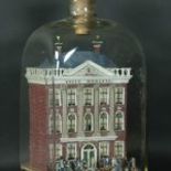 An important early 18th Century miniature Dutch Museum in a Bottle,