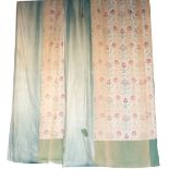 An attractive pair of lined and inter-lined Curtains,