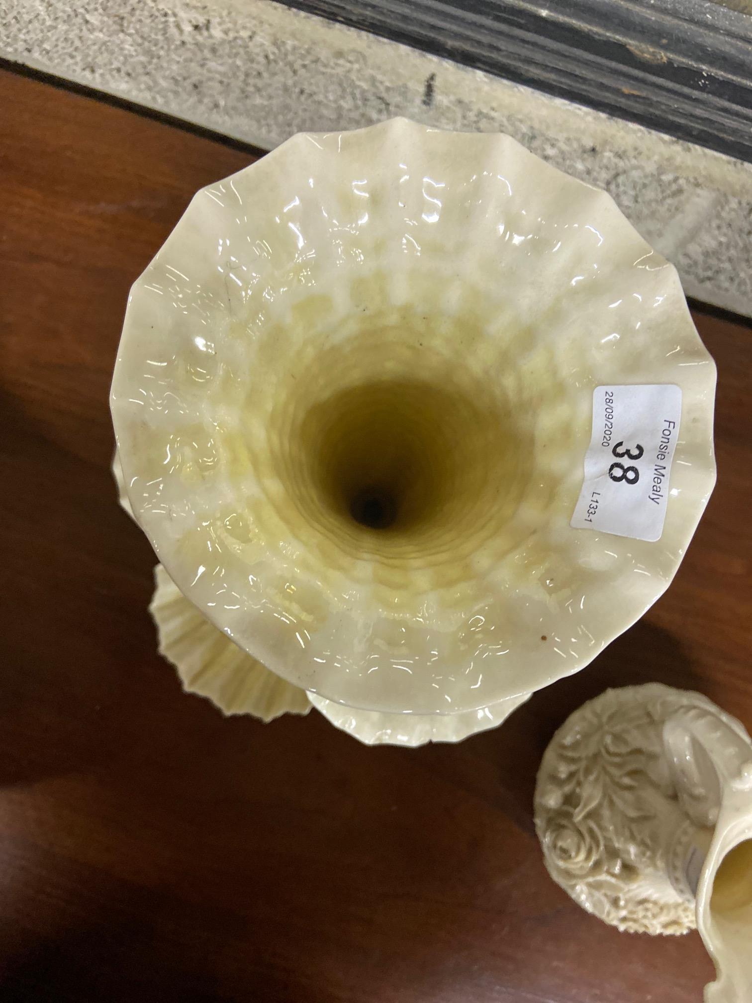 A Third Period Belleek (1926/46) Shell Centrepiece, - Image 9 of 13