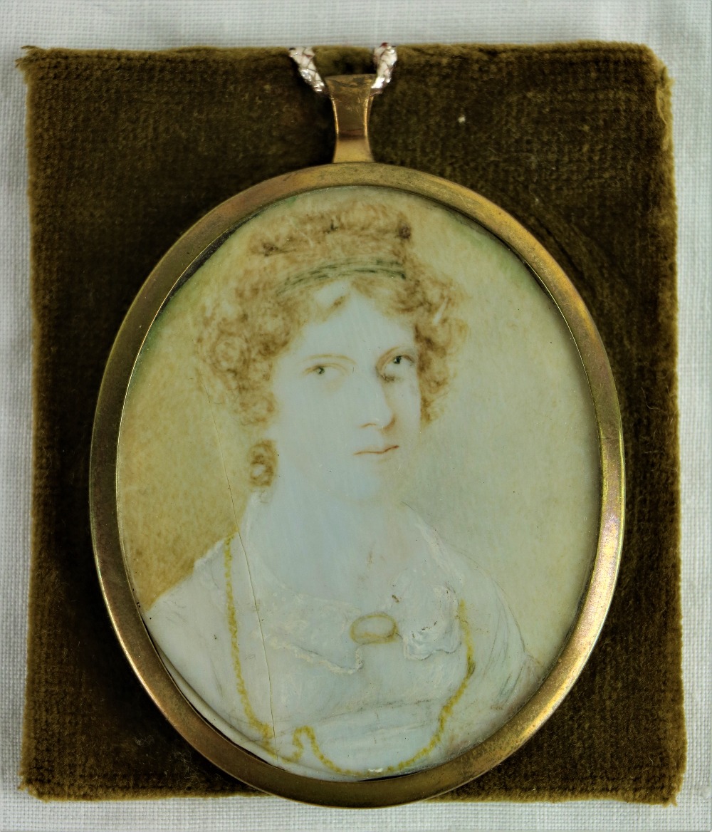 Late 18th Century / 19th Century Anglo Irish School "Lady Caroline Ponsonby,