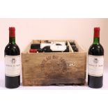 Margaux Controlae - "Chateau de Tertre Ansac" Vintage 1983, 12 Bottles, in original wooden case dam.