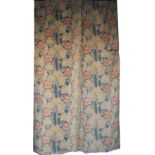 A pair of good William Morris design Curtains,
