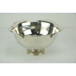 An Edwardian Irish silver Rose Bowl, by Sharman D. Neill, Donegall Place, Belfast, c.