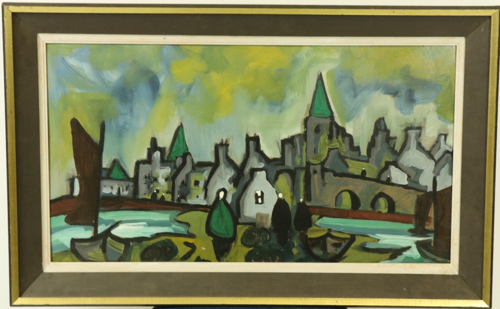 Markey Robinson (1918 - 1999) "Galway City," O.O.B.