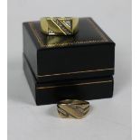 A 9ct gold Gentleman's Ring,