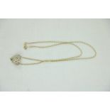 An attractive 10ct gold Chain,