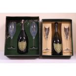 Champagne: "Dom Perignon," 2 Bottles, Vintage 1992 & 1993,