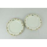 A pair of Crown Derby porcelain Dining Plates,