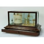 A mahogany cased late 19th Century / early 20th Century Irish Barograph, by Dixon Hempenstall,