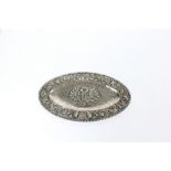 A very attractive profusely embossed late 18th Century / 19th Century Continental oval Plaque,