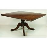 A William IV Irish mahogany Breakfast Table,