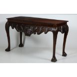 A mahogany Side Table, in the Irish Georgian style,