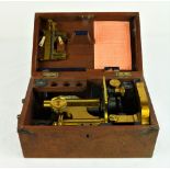 R. & J. Beck: A heavy brass Microscope, Signed, and with extra fittings etc.