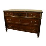 An attractive 19th Century mahogany Commode,