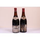 Nuit Saint Georges - Jaboulet Vercherre, Vintage 1961, 2 bottles, labels fair, seal good.