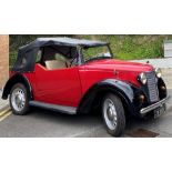 A 1939 Vintage Austin 8 Convertible, Reg. No.