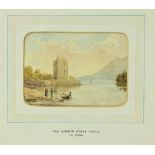 19th Century Anglo Irish School A very attractive pair of miniature watercolours, "West Water,