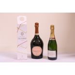 Champagne: "Laurent - Perrier Euvea Rose Brut," 1 1/2 Litre Bottle, pink label,